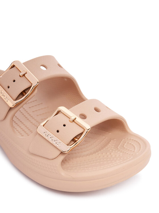Crocs Crocs Чехли Saturday Metallic Buckle 213316 Розов