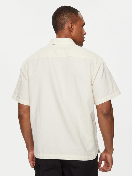 Vans Vans Camicia Laurel Ss Woven VN000G7H Beige Regular Fit