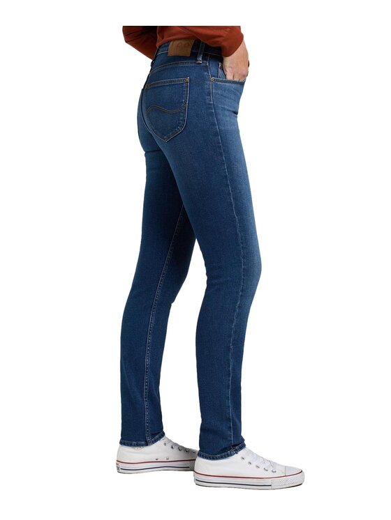 Lee Lee Jeansy Elly Niebieski Straight Leg