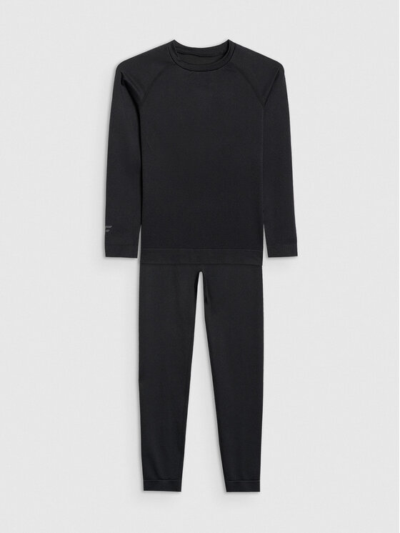 4F 4F Komplet bielizny termoaktywnej SKI UNDERWEAR Czarny