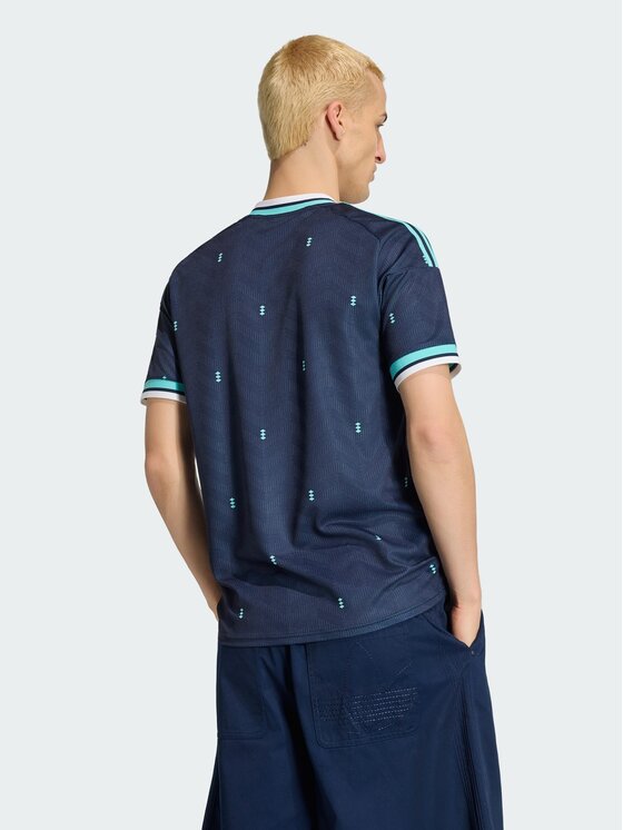 adidas adidas Koszulka techniczna 161856 Niebieski jasny Slim Fit