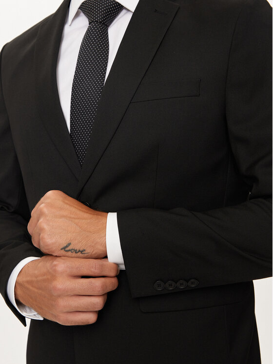 Selected Homme Selected Homme Sako 16092418 Čierna Slim Fit