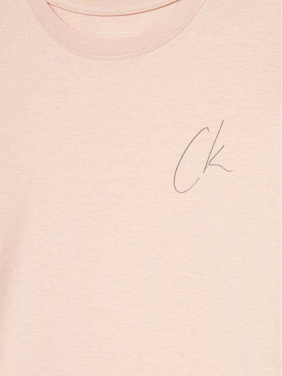 Calvin Klein Jeans Calvin Klein Jeans Majica Signage IG0IG02624 Roza Slim Fit