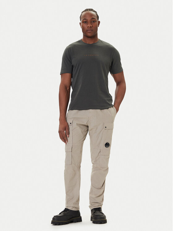 C.P. Company C.P. Company T-krekls 19CMTS104A005100W Pelēks Regular Fit