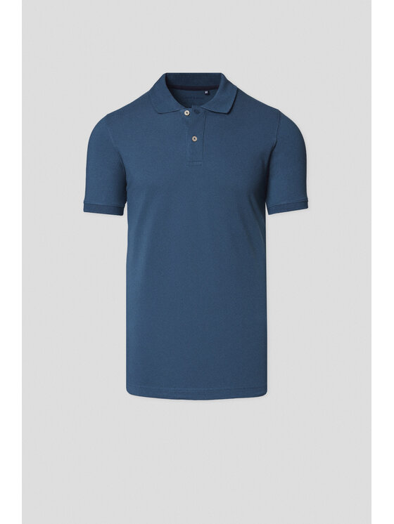 Lancerto Lancerto Polo Cassian PO073125000003 Niebieski Regular Fit