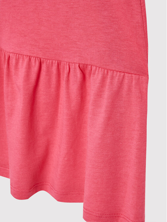 United Colors Of Benetton United Colors Of Benetton Sommerkleid 3Q220V001 Rosa Relaxed Fit