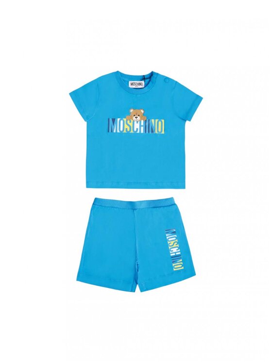 LOVE MOSCHINO Komplet dresowy, rozmiar 3A, Turkusowy, mvg00m/laa02/41047