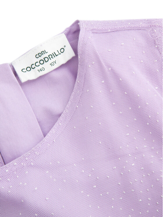 Coccodrillo Coccodrillo Sukienka elegancka WC5128209EJG Fioletowy Regular Fit