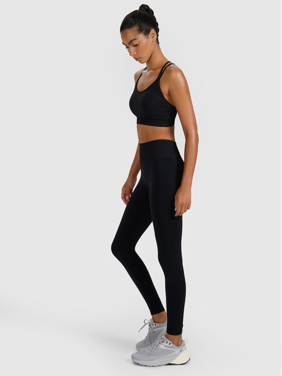 4F 4F Legginsy MULTI ACTIVE Czarny Slim Fit