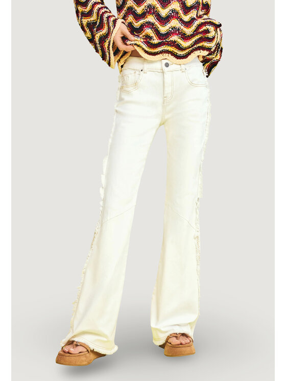 Desigual Desigual Pantaloni chino FAIRON Bianco Boot Fit