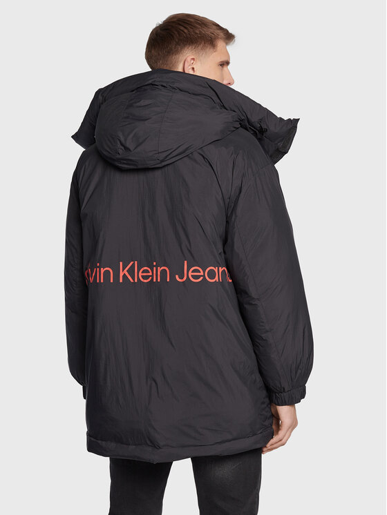 Calvin Klein Jeans Calvin Klein Jeans Μπουφάν χειμωνιάτικο J30J321907 Μαύρο Relaxed Fit