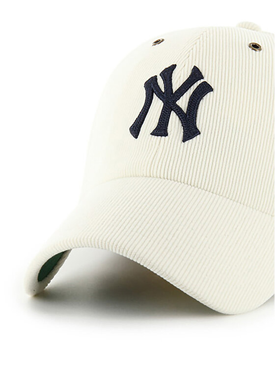 47 Brand 47 Brand Καπέλο Jockey MLB New York Yankees Thin Cord ’47 Clean Up B-TCDCU17IWS Εκρού