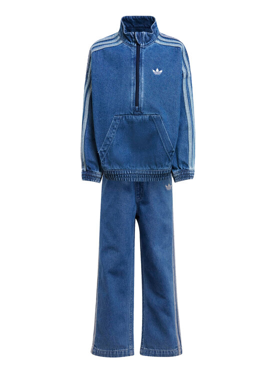 adidas adidas Melegítő Denim JC7871 Kék Loose Fit