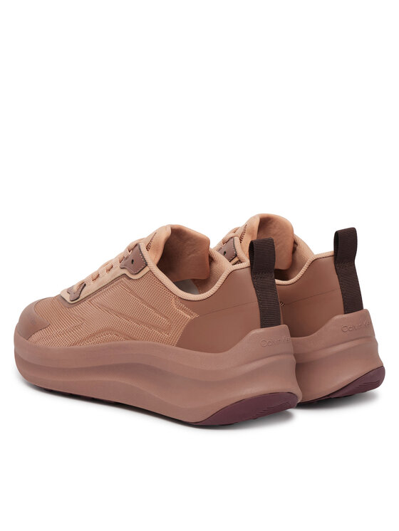 Calvin Klein Calvin Klein Sneakersy Chunky Runner Laceup Hf Blst Ny HW0HW03111 Brązowy