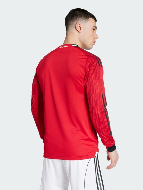 adidas adidas Koszulka techniczna Manchester United Czerwony Slim Fit