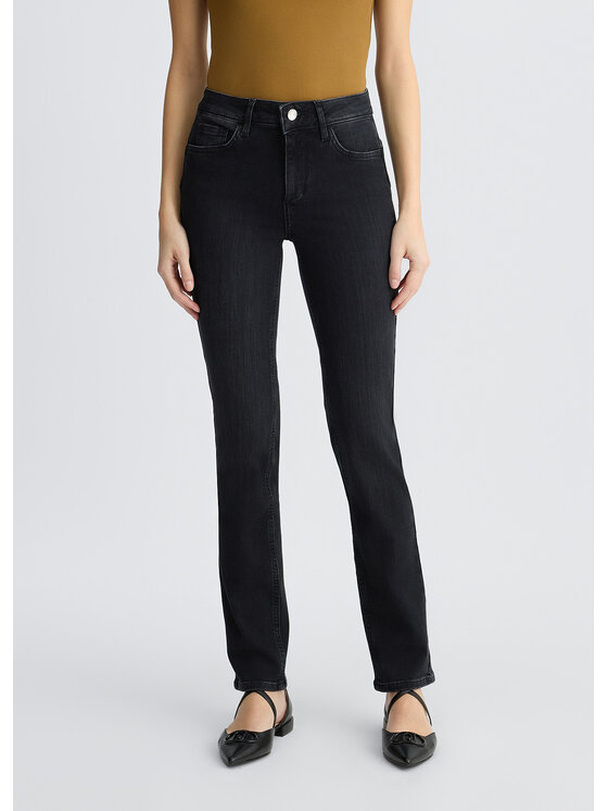 Liu Jo Damskie Jeansy, rozmiar 25, Czarne, UA5016D481188268