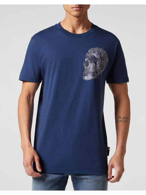 PHILIPP PLEIN PHILIPP PLEIN T-shirt 2313 Celeste Regular Fit