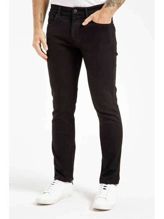 Cross Jeans Cross Jeans Jeansy E 185-130 Czarny Tapered Leg