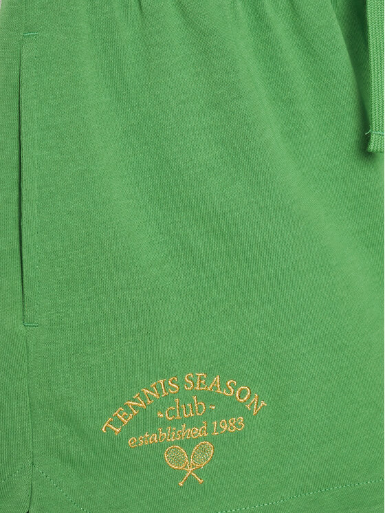 Original Marines Original Marines Pantalon scurți din material DFP5208YF Verde Regular Fit