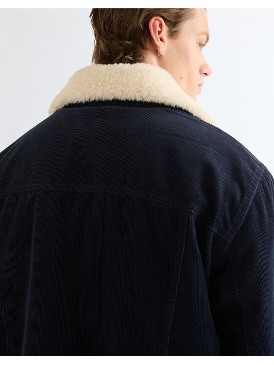 Wrangler Wrangler Kurtka przejściowa WRANGE COAT Niebieski Regular Fit