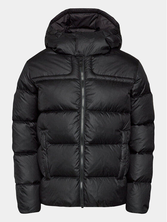 Colmar Colmar Μπουφάν πουπουλένιο Waxed 1271 3XW Μαύρο Regular Fit