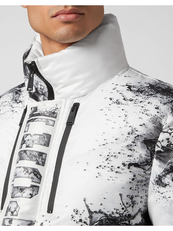 Plein Sport Plein Sport Kurtka zimowa 379 Biały Regular Fit