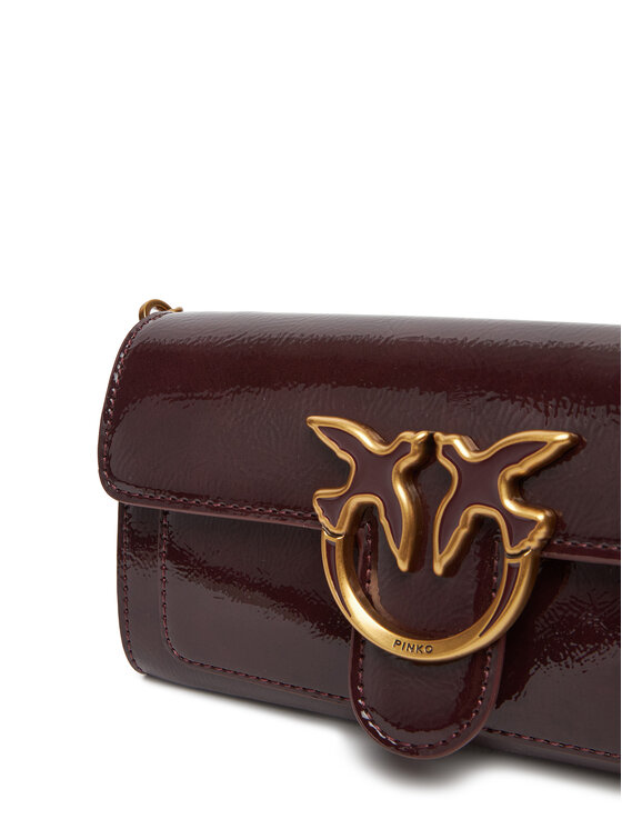 PINKO PINKO Torbica Love One Wallet C PE25 PLTT 100062 A1UV Tamnocrvena
