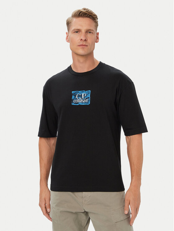 C.P. Company C.P. Company T-Shirt 21CMTS180A110579W Schwarz Comfort Fit