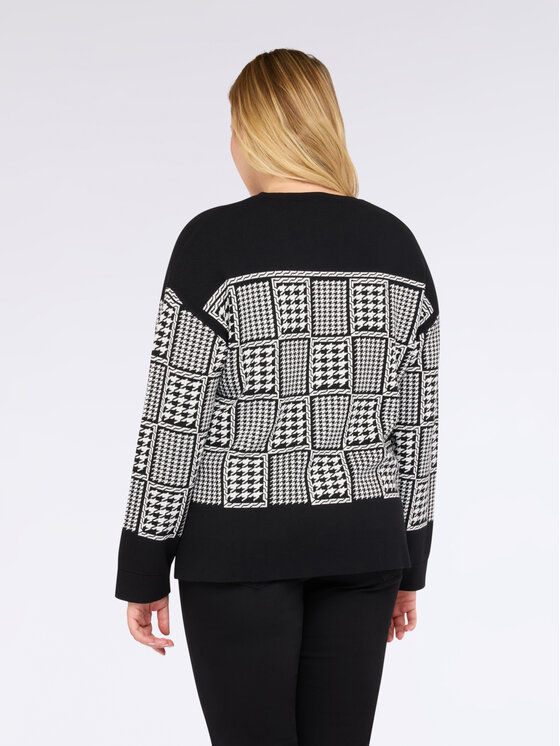 Fiorella Rubino Fiorella Rubino Cardigan M650L008024N0Z3 Nero Boxy Fit