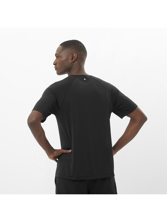 Salomon Salomon T-Shirt SHKout CORE SS TEE M Czarny Regular Fit