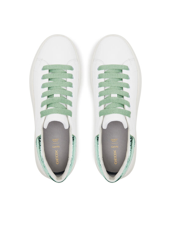 Geox Geox Sneakersy D Spherica Ec4.1 D45TCD 085KY C1548 Biela