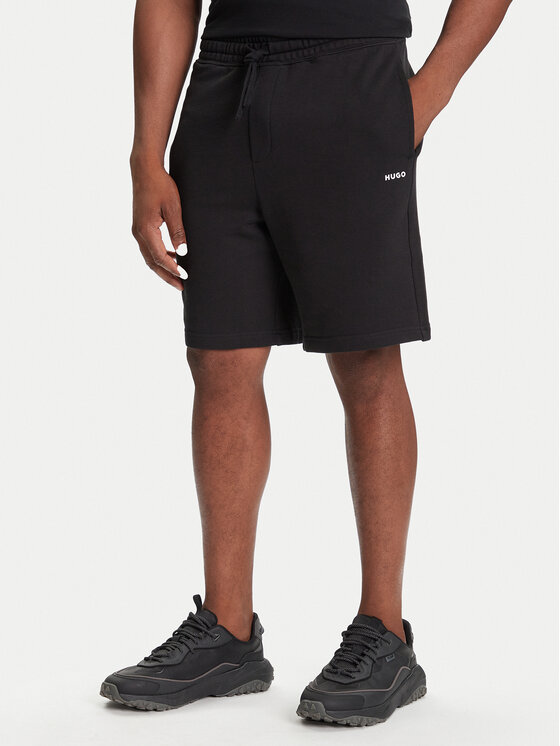 HUGO HUGO Pantaloni scurți sport Dayono 50530696 Negru Relaxed Fit