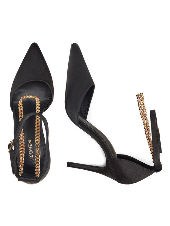 DeeZee DeeZee Pantofi cu toc subțire BG-0228-3 Negru