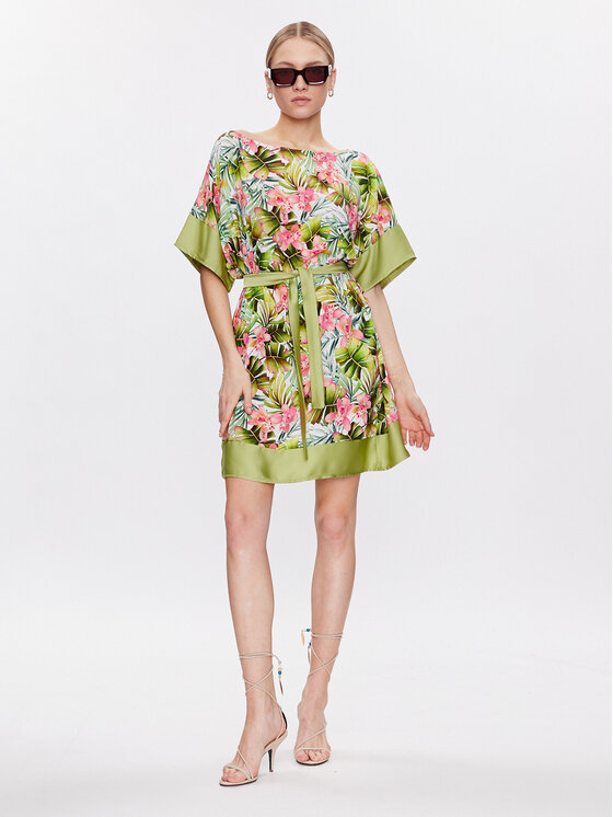 Liu Jo Beachwear Liu Jo Beachwear Φόρεμα παραλίας VA3141 T3347 Πράσινο Relaxed Fit