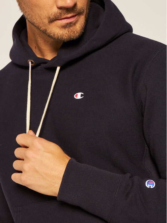 Champion Champion Bluza C Logo 215214 Czarny Custom Fit