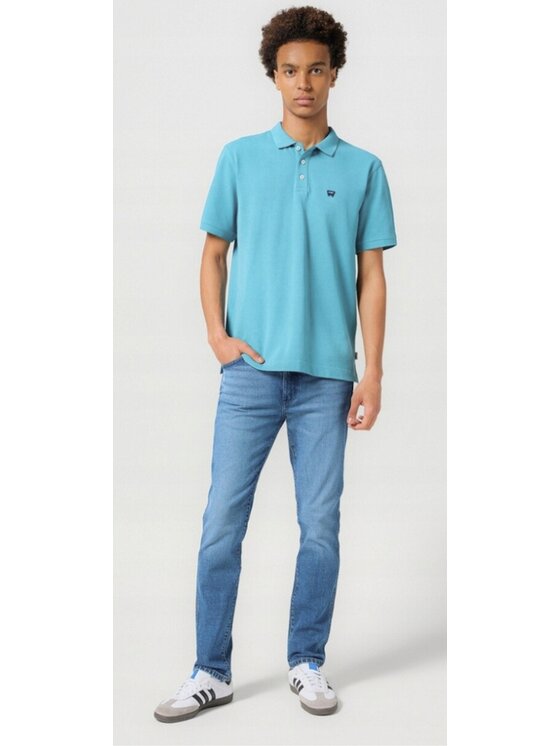 Wrangler Wrangler Jeans Larston Blu Slim Fit