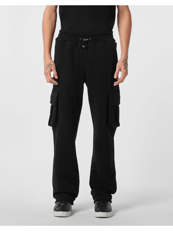 PHILIPP PLEIN PHILIPP PLEIN Spodnie dresowe 24677 Czarny Jogger Fit