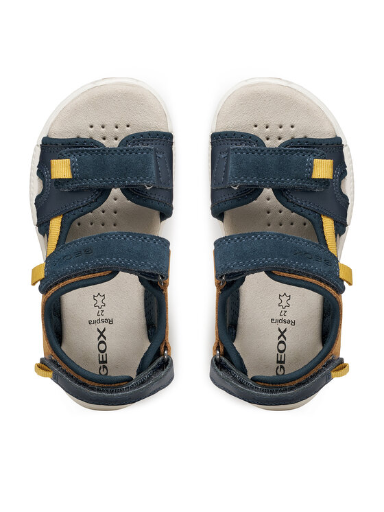 Geox Geox Sandale J Sandal Alben Boy J35AVA 01522 CF42Q D Tamnoplava