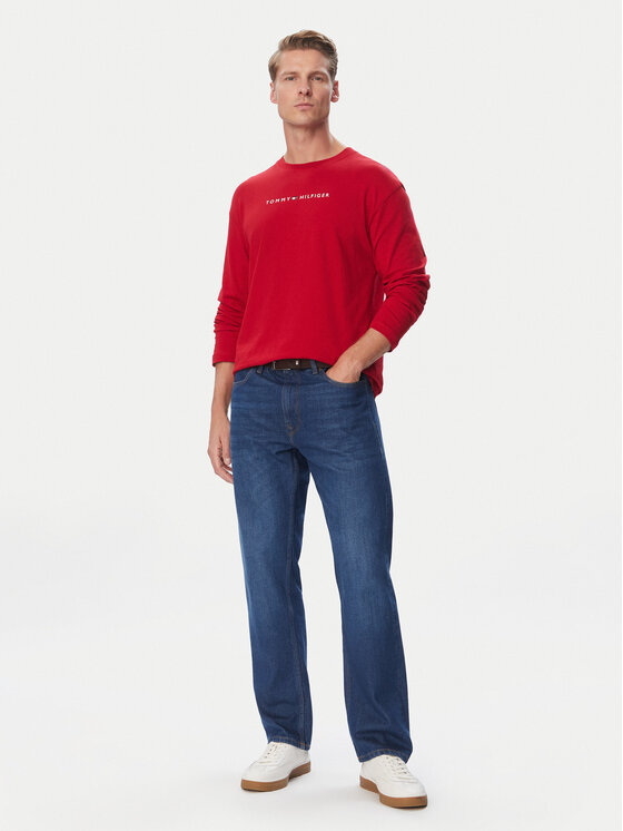 Tommy Hilfiger Tommy Hilfiger Longsleeve UM0UM04014 Rosso Regular Fit