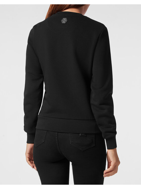 PHILIPP PLEIN PHILIPP PLEIN Bluza 1899 Czarny Regular Fit