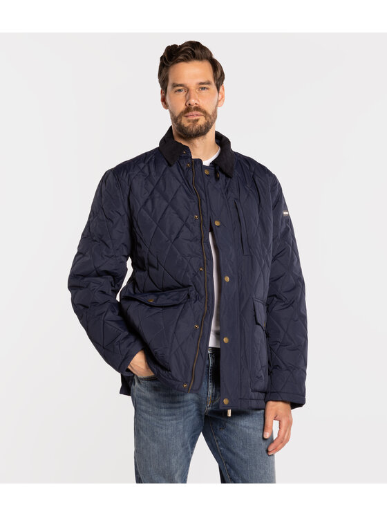 Lee Cooper Lee Cooper Kurtka zimowa LORANO Granatowy Regular Fit