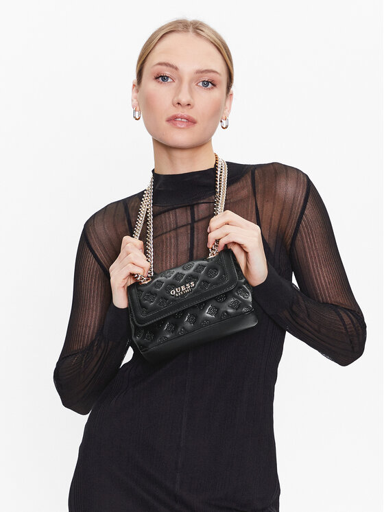 Guess Guess Дамска чанта Abey (PD) Mini Bags HWPD85 58780 Черен