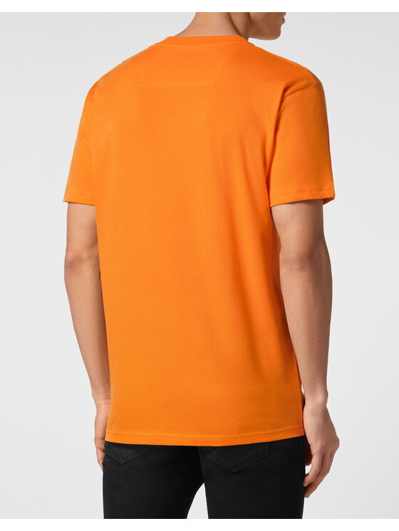 PHILIPP PLEIN PHILIPP PLEIN T-Shirt 517 Pomarańczowy Regular Fit
