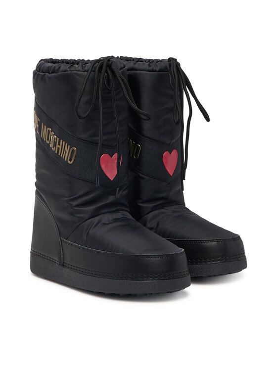 LOVE MOSCHINO LOVE MOSCHINO Апрески JA24032G0PISY000 Черен