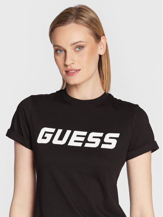 Guess Guess T-Shirt V3RI02 I3Z14 Schwarz Regular Fit