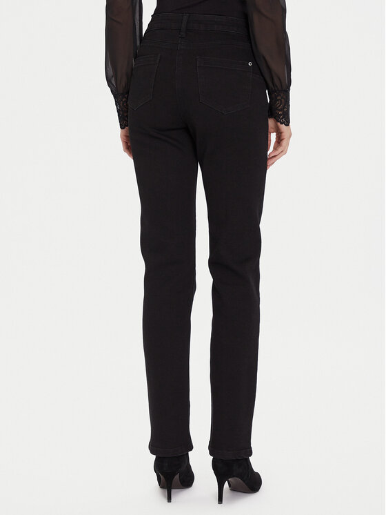 Morgan Morgan Παντελόνι υφασμάτινο 252-PASCAL2 Μαύρο Regular Fit