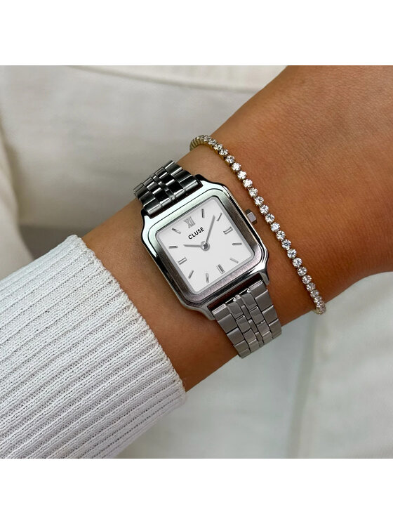 Cluse Cluse Hodinky CW11817 Stříbrná