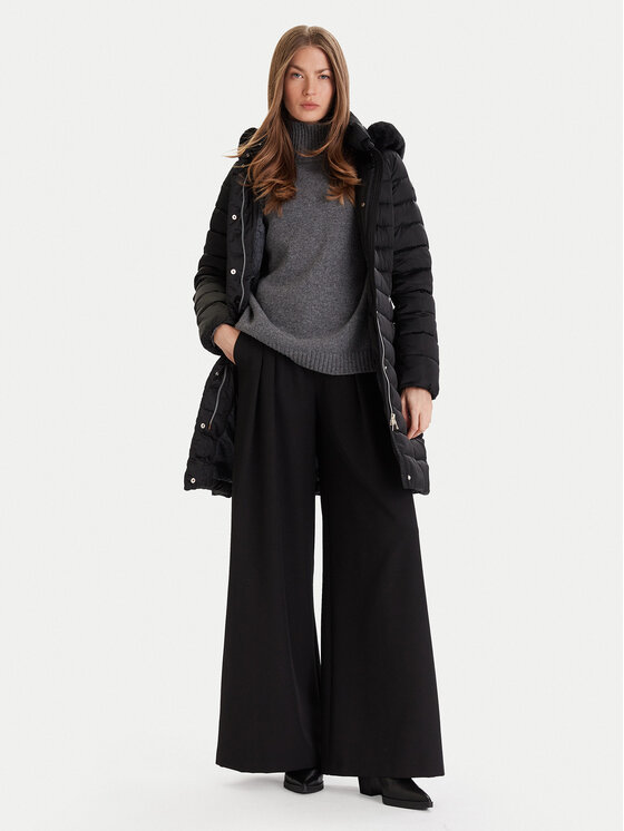 Geox Geox Vatovaná bunda Bettanie W5626H-T3122 F9000 Čierna Regular Fit