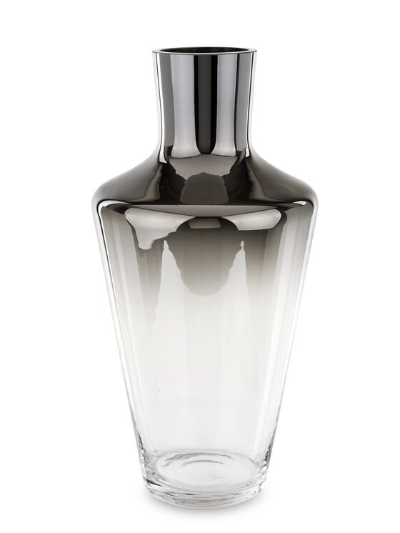 MIAhome MIAhome Wazon szklany ARGENTO-2 tall Srebrny