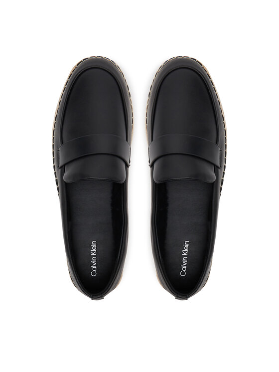 Calvin Klein Calvin Klein Espadrile Espadrille W/Ck Hw - Lth HW0HW02390 Negru